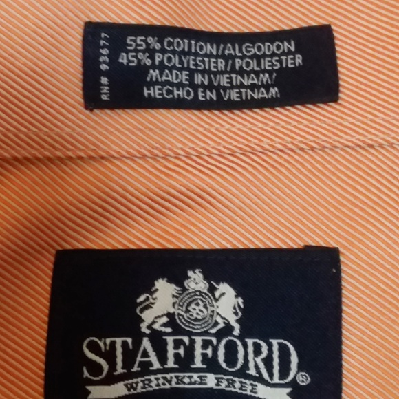 Stafford Wrinkle Free Dress Shirt - Picture 4 of 7